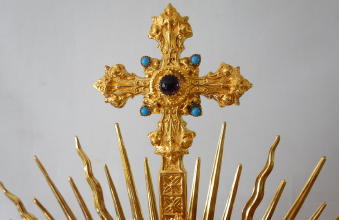 French Antique Sunburst Monstrance